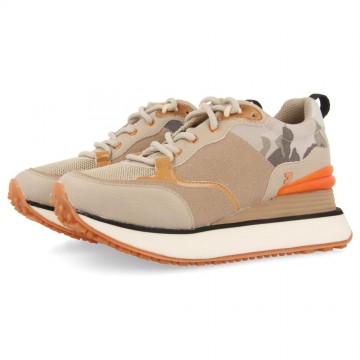 SNEAKERS TREILLIS À...