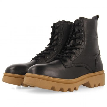 BOTTINES NOIRES TYPE MOTARD...