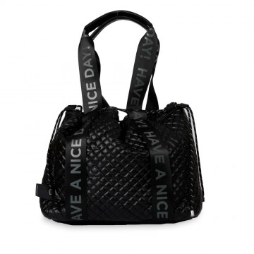 SAC STYLE SHOPPER NOIR POUR...