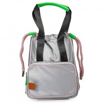 SAC ARGENT EN NYLON À...
